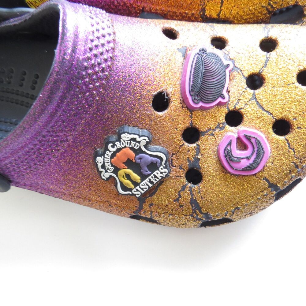 Crocs Disney Hocus Pocus Ltd Ed. Classic Clogs  Men 5 Women 7 GUC - Picture 3 of 11